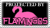 ProtectedByFlamingosStamps